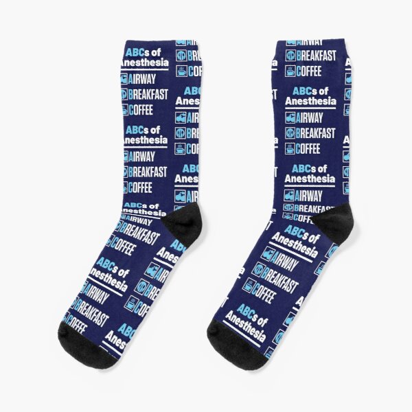 Anesthesiologist Anesthesiology Doctor N Crew Socks Best Cartoon Funny Breathable Comfortable Short Sports Autumn Cotton Unisex