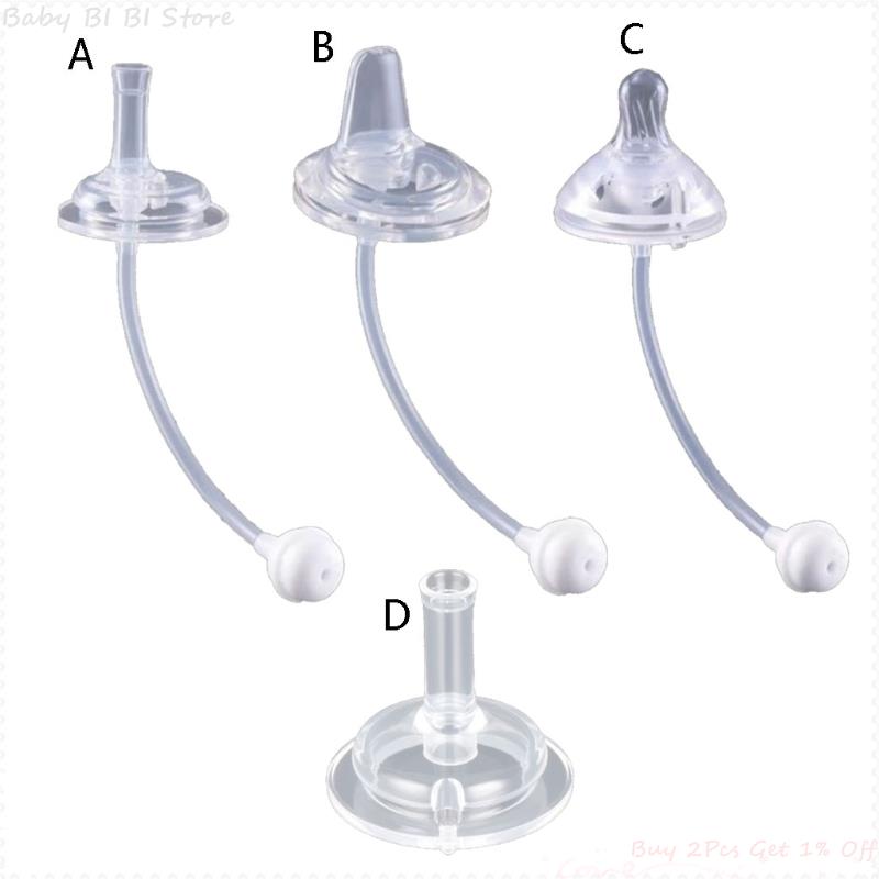 1 Pc Soft Silicone Wide Mouth Sucking Nozzle Conversion Head for Wide Neck Baby Bottle Feeding Bottle Drinking Cup Straw