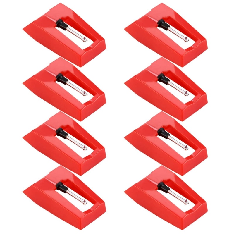 8 Pcs Record Player Needle Turntable Diamond Replacement Stylus Needles For Vinyl Record Player