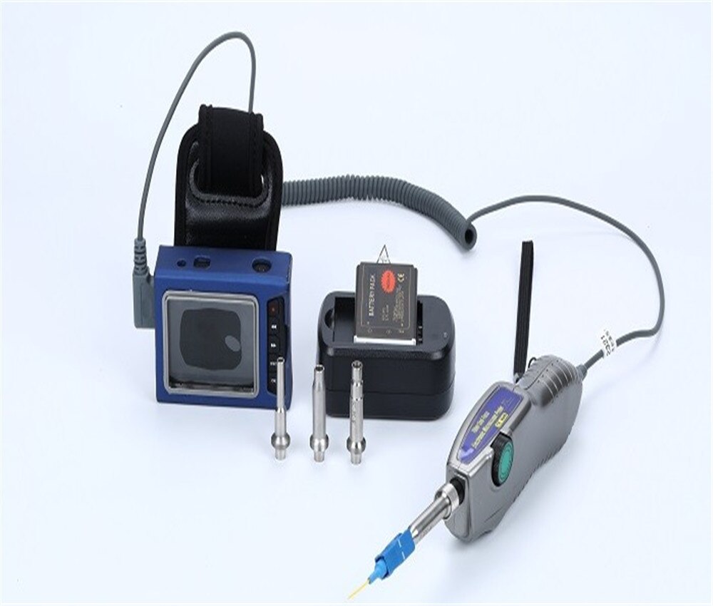 Fiber Optic MicroScope Fiber Optic Connector Inspection Video Inspection Probe and Display 400X Probe