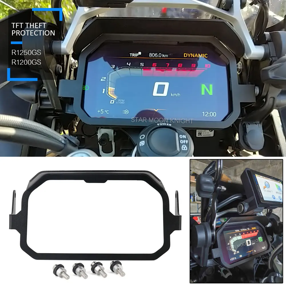 TFT Theft Protection For BMW R1250GS GS R 1250 1200 gs R1200 Adventure LC R1200GS ADV Meter Frame