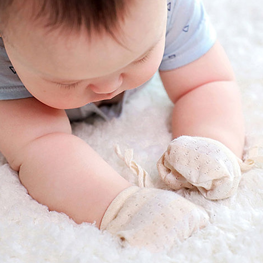 Newborn Baby Mittens Anti Scratch Baby Mittens No Scratch Mittens Baby Gloves for 0-12 Months Boys Girls