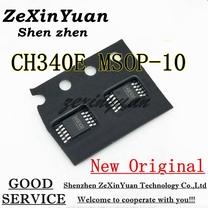 5PCS/LOT New Original CH340E CH440E CH442E CH552E CH554E MSOP-10 USB IC