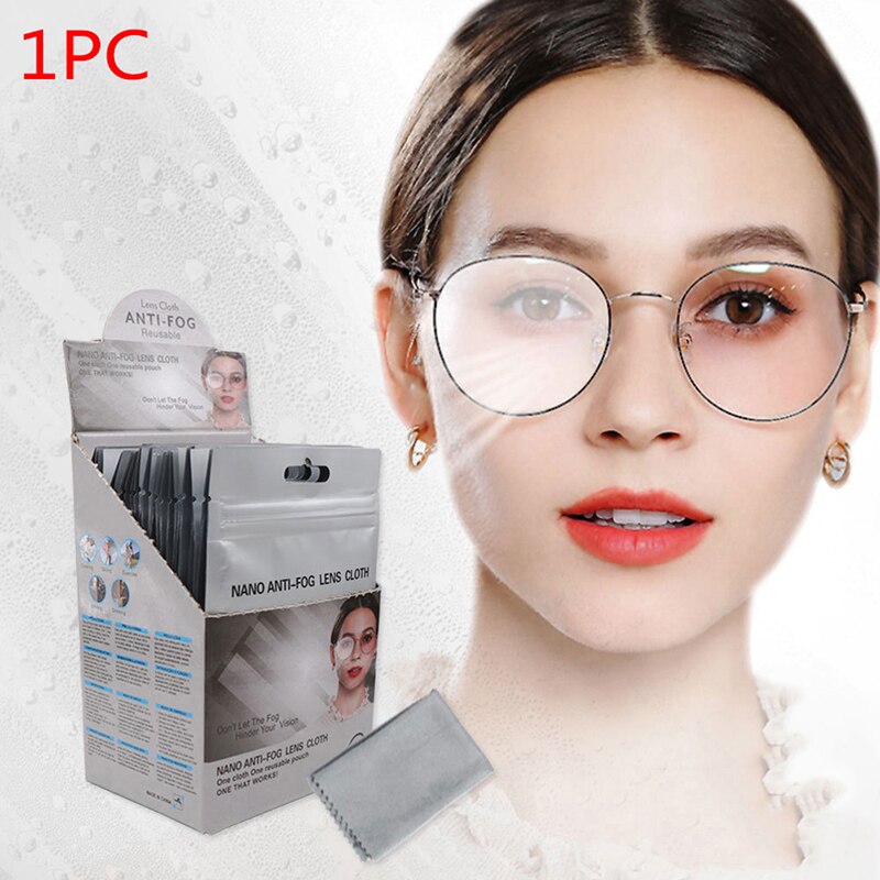 Reusable Anti-Fog Lens Wipes Anti Fog Glass Lens Cloth Mask Cleaner Car Rearview Mirror Defogger Sport Swimming Goggles Helme