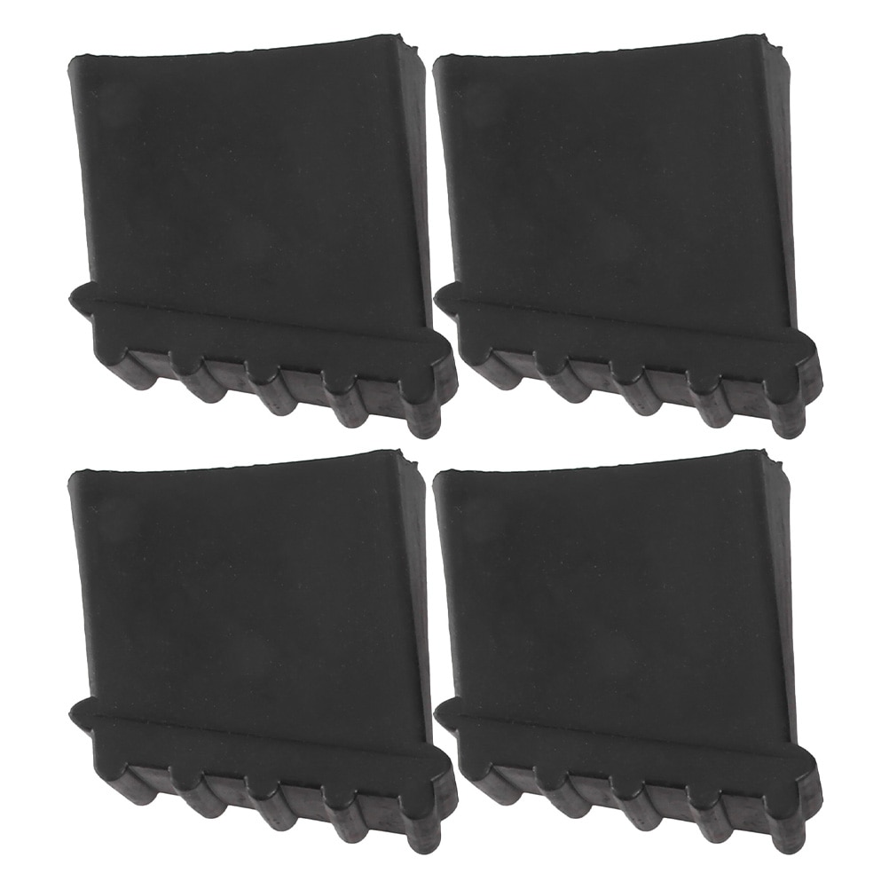4pcs Replacement Slip Proof Step Ladder Feet Cover Rubber Foot Grip Cover Leg Covers Protective Pad Cushion For Home Use