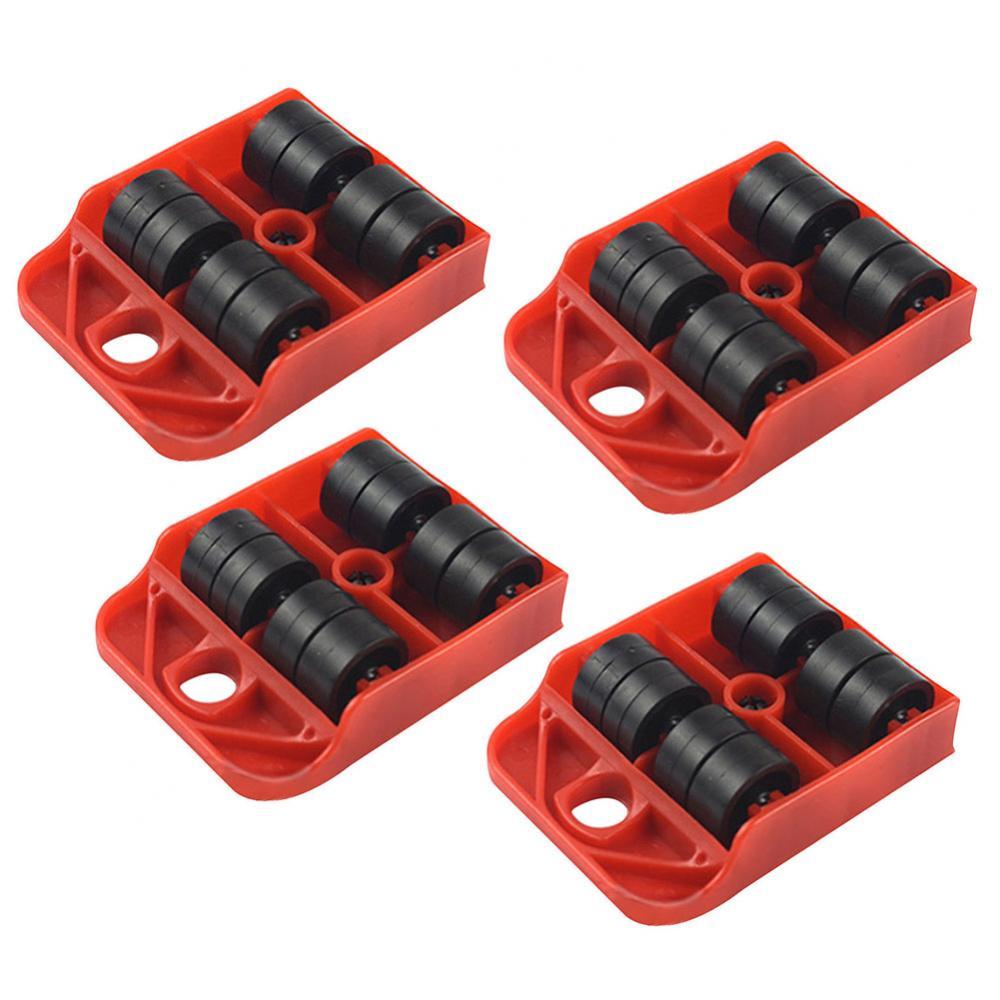 Furniture Mover Transport Lifter 360 degree rotation with universal wheel Heavy Stuffs Moving Wheel Roller Bar Hand Tools