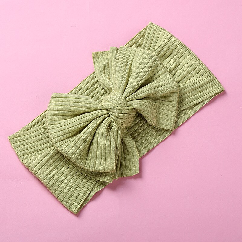 Autumn/Winter Children's Bowknot Headdress Super Three-dimensional Large Knotted Baby Stretch Knit Headband