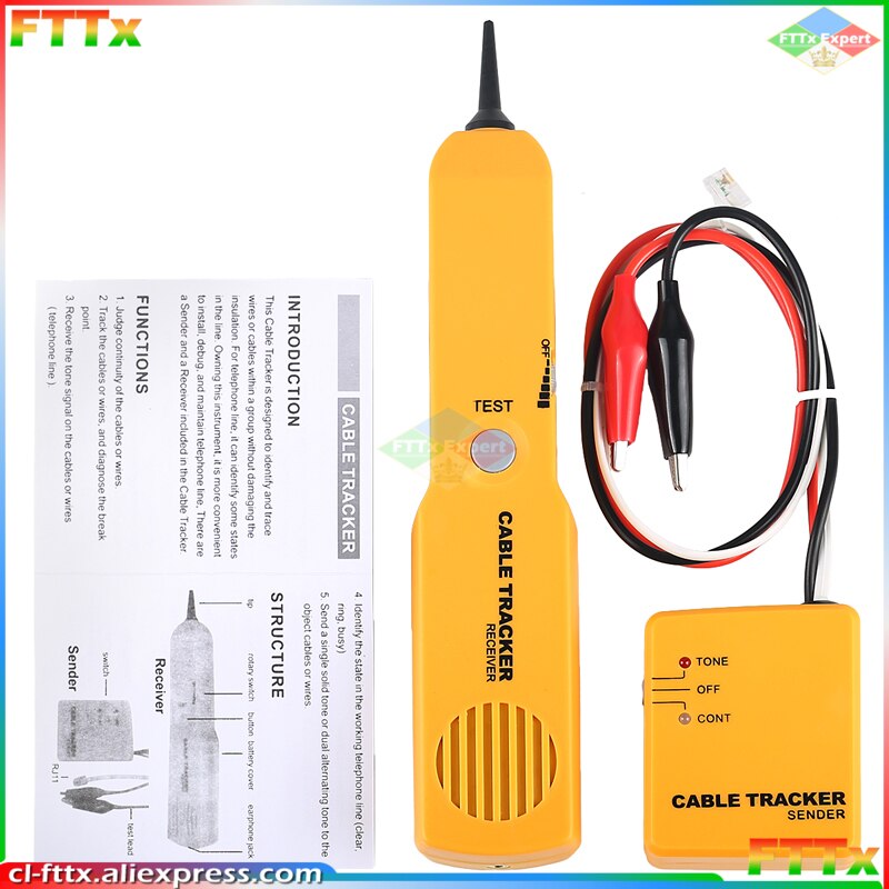Tracker Diagnose Tone Finder Telephone Wire Cable Tester Toner Tracer inder Detector Networking Tools Best Sale