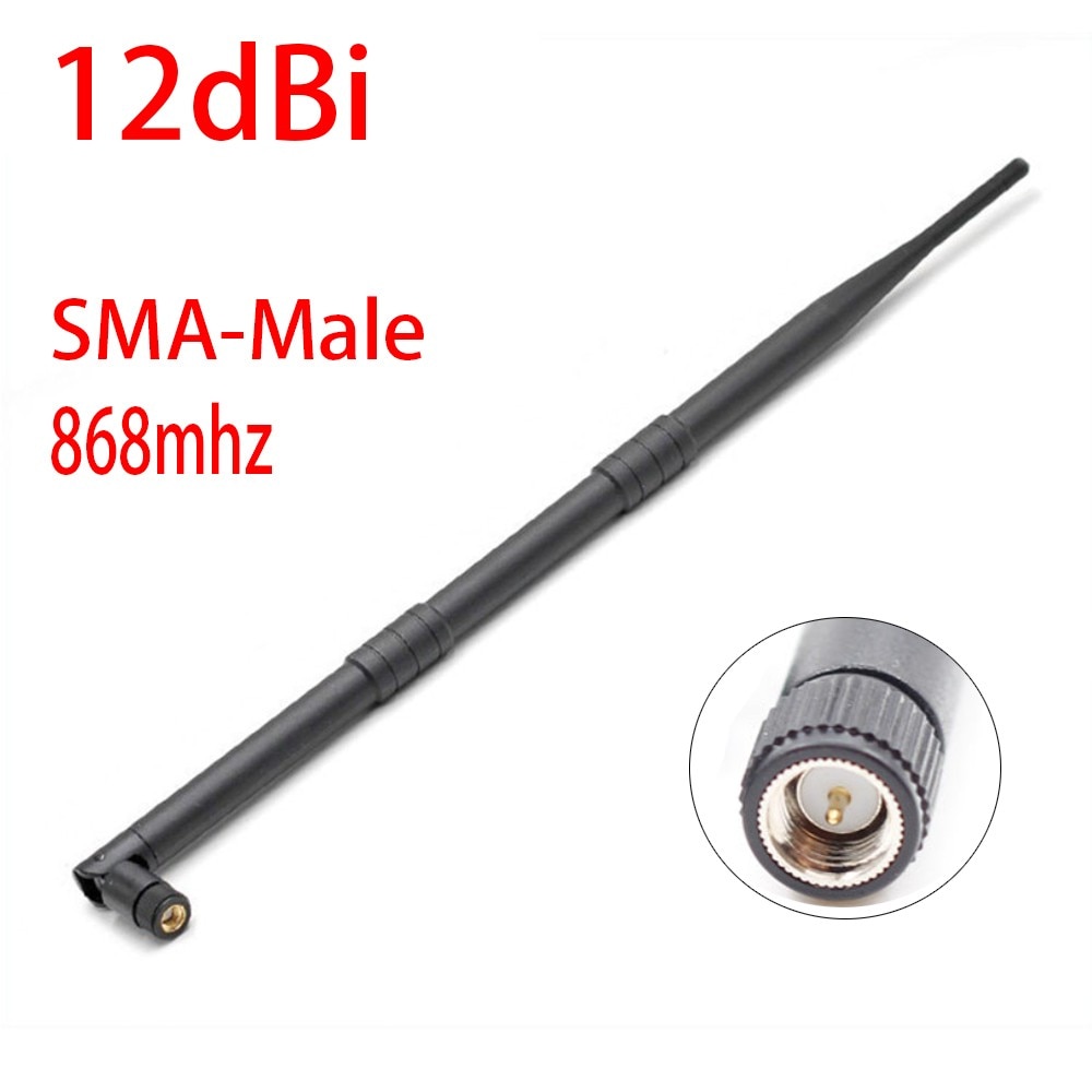 12dBi LoRaWAN Helium Antenna RP SMA Male Aerial LoRa Antenna Transmission For Bobcat RAK HNT 868mhz 2G 3G