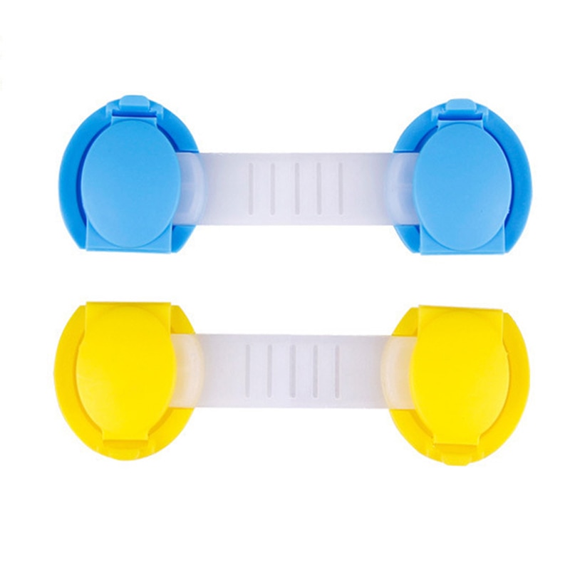 10pcs Baby Safety Lock Child Anti-open Door Drawer Locks Kids Plastic Protection Cabinet Doors Furniture Security Lock NBB0006