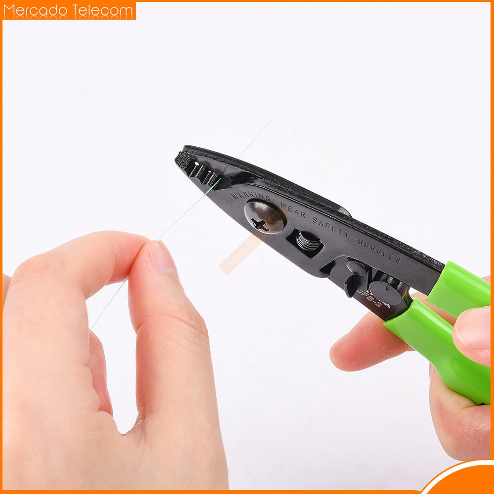 CFS-3 3 Holes Fiber Optic Stripper Suitable for Stripping 0.9mm~3mm outer jacket, 250um bare fiber (coated layer) Loose Tube