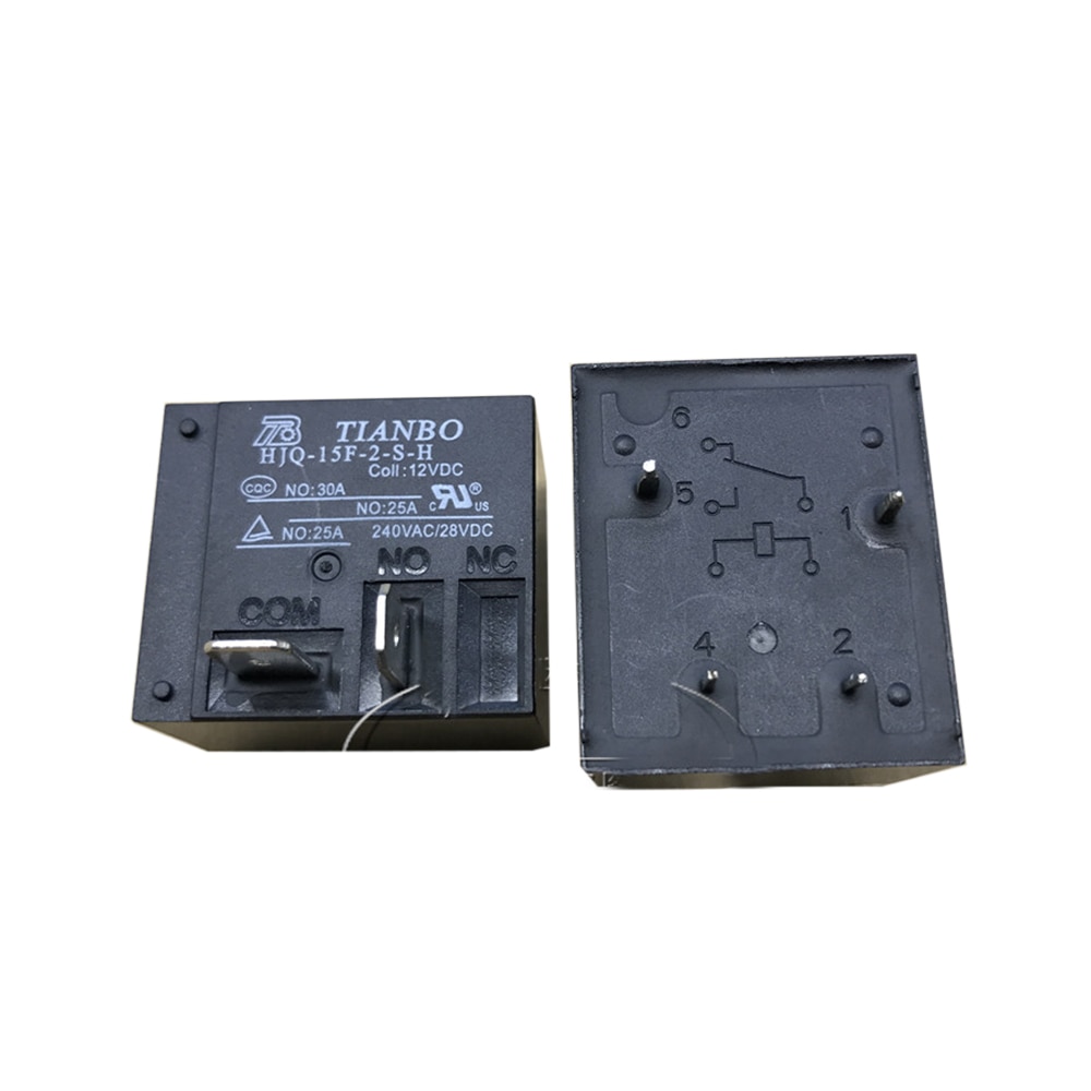 100%Original New TIANBO HJQ-15F-2-S-H HJQ-15F-2-S-H-12V HJQ-15F-2-S-H-12VDC HJQ-15F-2-S-H-DC12V 4PINS 30A 12VDC POWER Relay