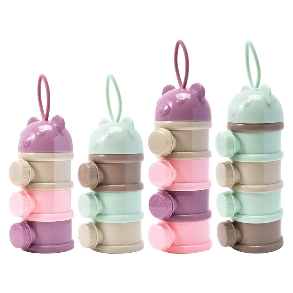 Large Capacity Baby Milk Powder Formula Dispenser, Formula Holder Snack Fruit Biscuits Storage for Travel