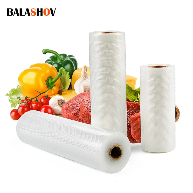 Vacuum Food Roll Bag 15*500cm Vacuum Plastic Bag Food Storage Saver Bag for Vacuum Packing Machine