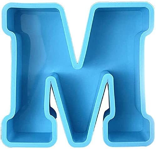 Lydia Instock Large 3D Alphabet Epoxy Capital Letter Symbol Mold, DIY Crystal Word Sign Epoxy Casting Molds 16x3.5cm Depth