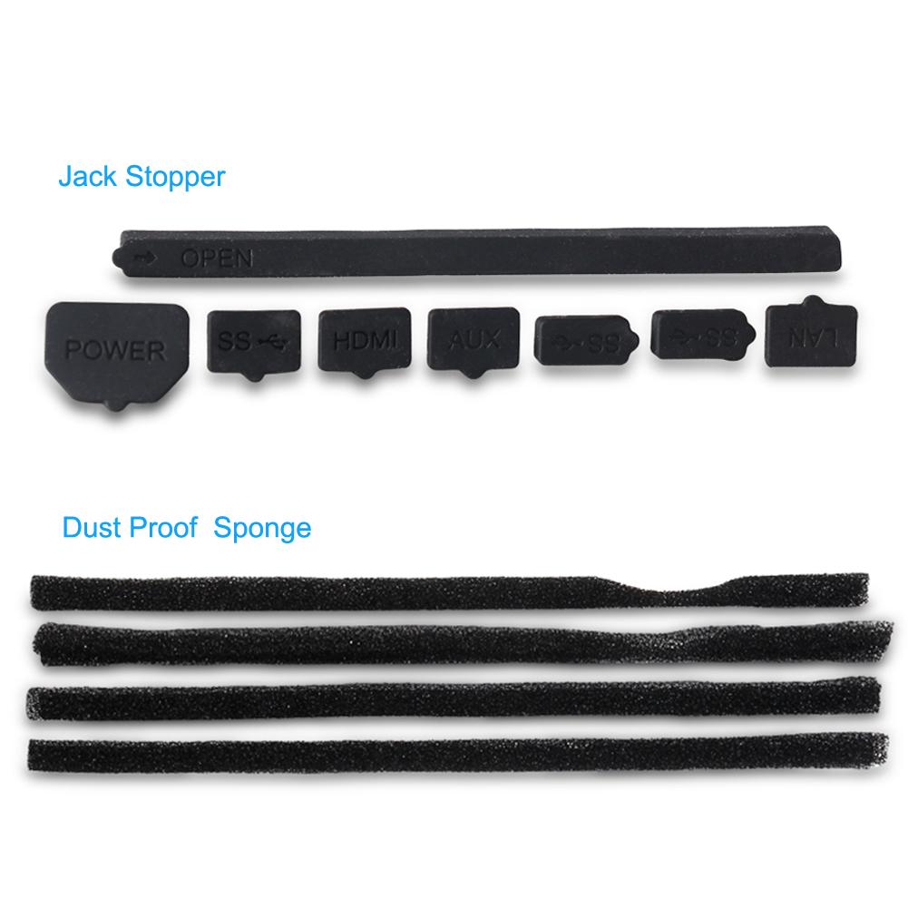 Dustproof Cover Filter Sponge Dust-proof Kit for PS4 Pro for Playstation 4 Pro Gaming Console 2-in-1 Dust Prevention Cover