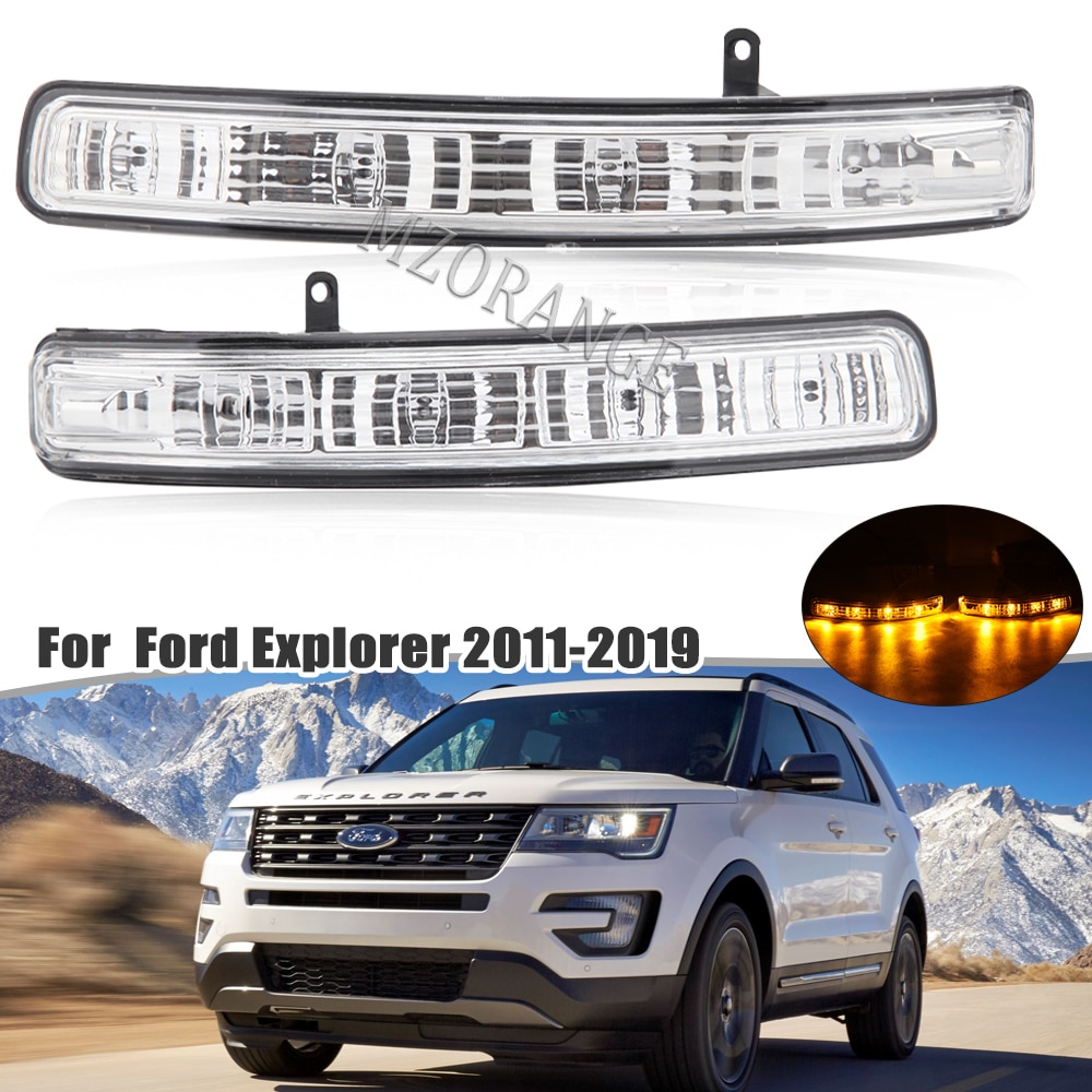 for Ford Explorer 2011-2019 Rearview Mirror Lamp Side Mirror Turn Signal Lamp Blinker Indicator Light BB5Z-13B375-A BB5Z13B375A