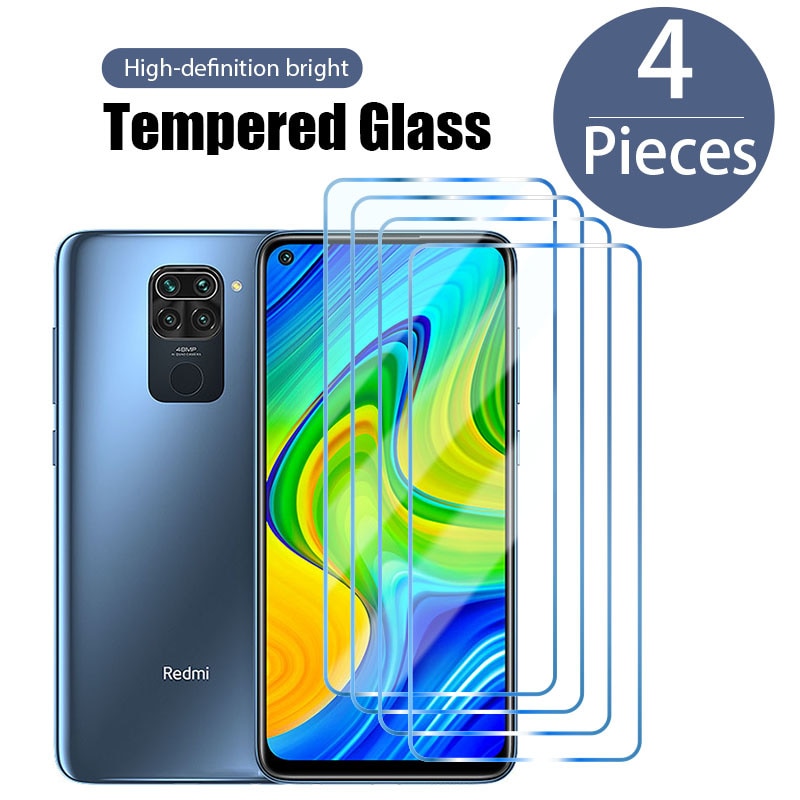 4PCS tempered glass for Xiaomi redmi 9 8 7 6 4 Pro 5 PLUS screen protector on Redmi K40 Pro 9T 9C 9AT 9A 8A 7A 6A 5A 4A 4X glass