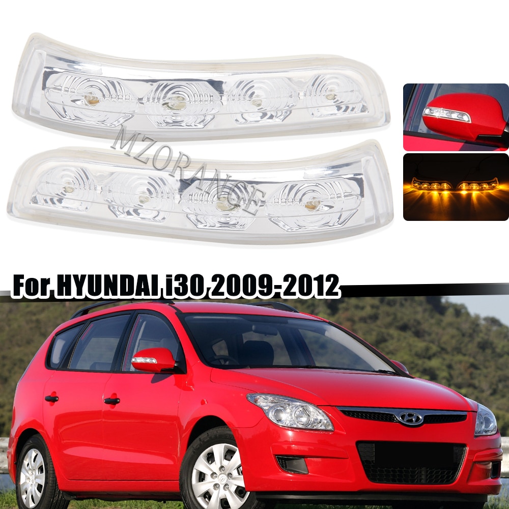 Car LED Side Mirror Turn Signal Light for Hyundai I30 2009 2010 2011 2012 Rearview Mirror Lamp Reversing Indicator 876142L600