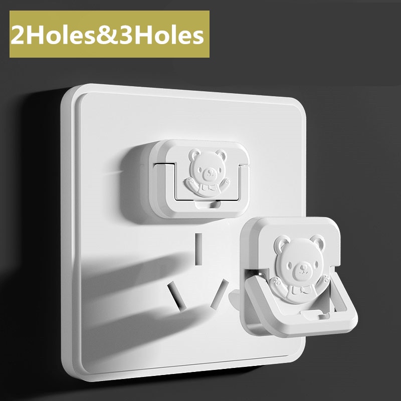10pcs EU power socket power socket baby child child safety protection protection anti-electric shock plug protector rotating cov
