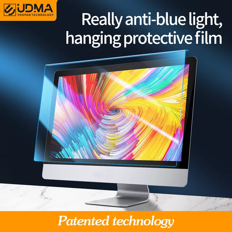 UDMA Acrylic Hanging Monitor Screen Protective Film Anti-Blue Light 12-32 Inch 17 19 21.5 27 Inch