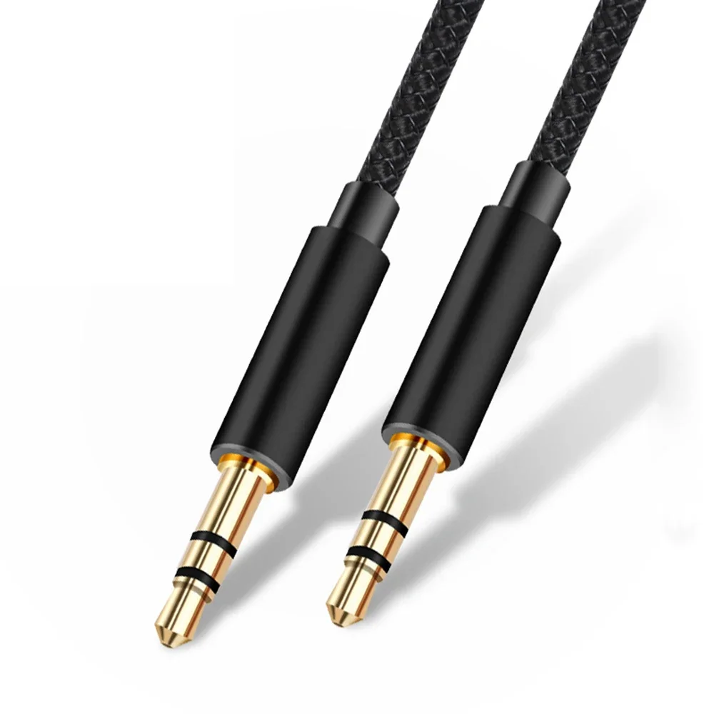 Aux Cable 3 5 Mm Jack To 3 5 Jack Male Male Car Auxiliary Audio Cable Wire For Phone Headphone