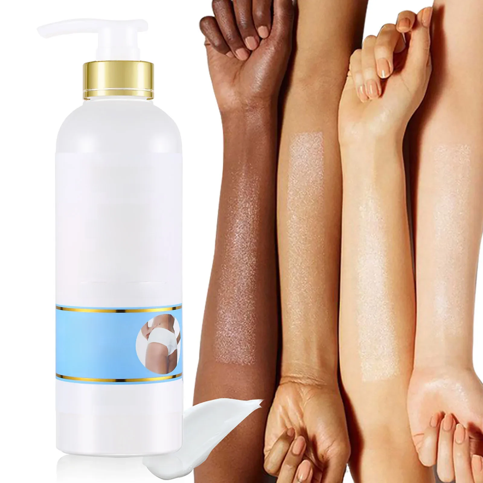 AILKE Multi Vitamin Whitening Body Lotion With Vitamins A,E,B3,B5, Increase Skin Radiance, Even Skin