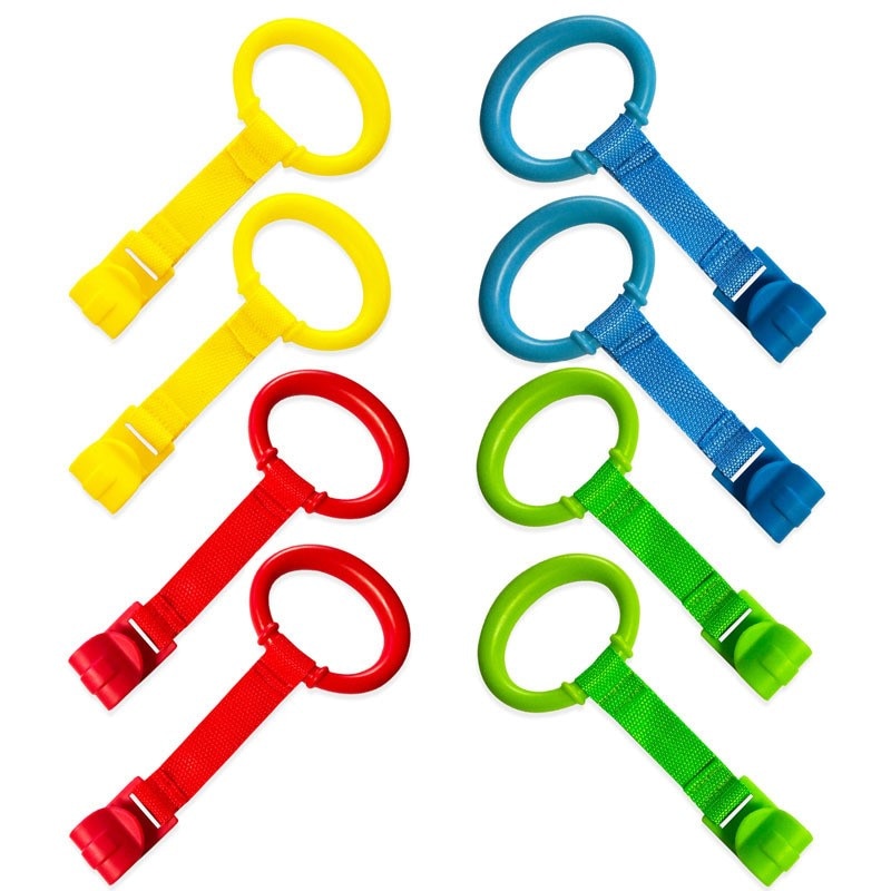 1pc Pull Ring For Playpen Baby Crib Hooks General Use Hooks Baby Toys Pendants Bed Rings Hooks Hanging Ring Help Baby Stand