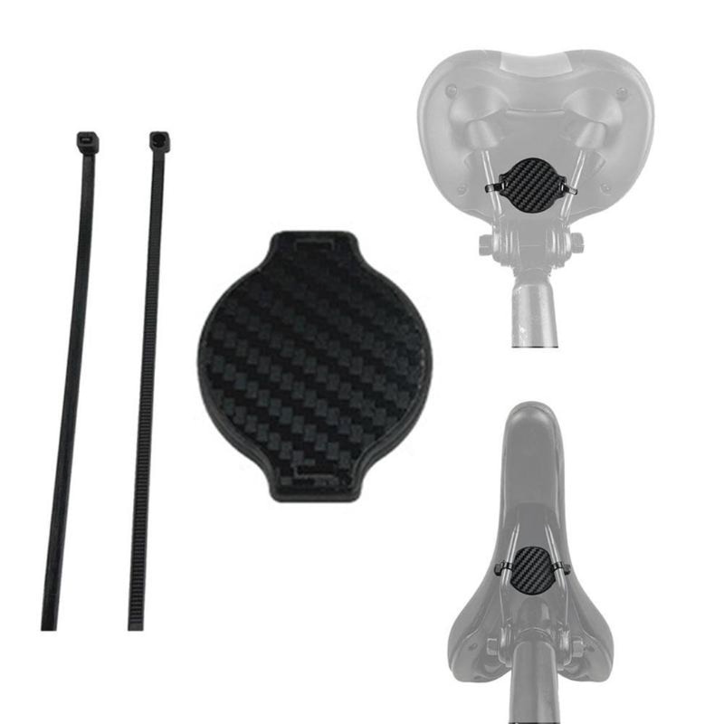 P82F Compatible with AirTag Bike Mount Holder Hidden Under Seat Waterproof Case Easy Attach to Road Mountain Bicycle Bracket