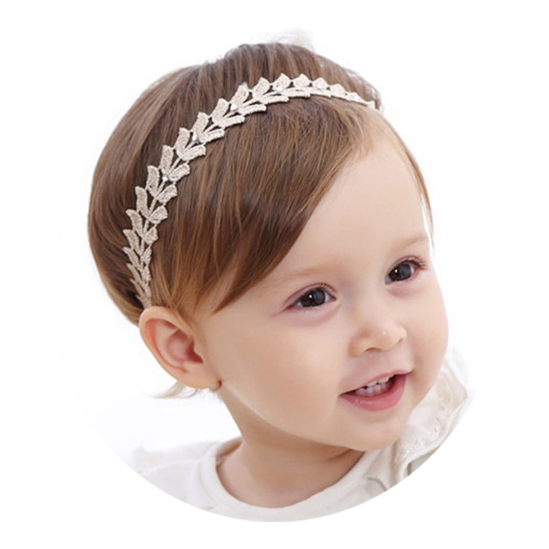 Baby Girl Headbands Princess Style Flower Decor Elastic Hairbands for Children Hair Accessories Birthday Party Photo Props