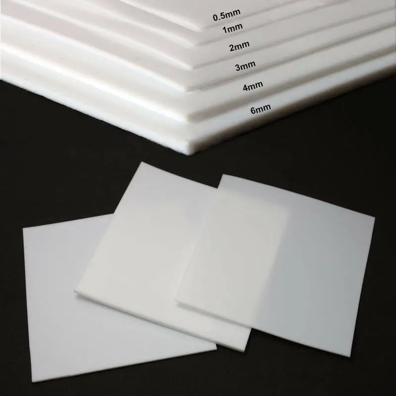 PTFE Film Sheet High Temperature Plate Plastics Thickness 0.3 /0.5/1/1.5/2/3/4/5/6/8/10/15/20mm