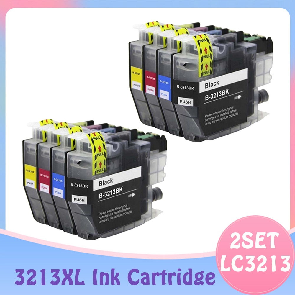 Compatible for LC3211 LC3213 Ink Cartridge For Brother DCP-J772DW DCP-J774DW MFC-J890DW MFC-J895DW Printers 3213XL LC3213