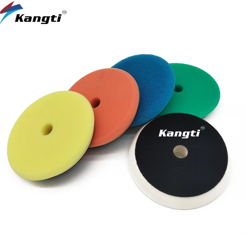 3/5/6 Inch Buffing and Polishing Pad  Car Polishing Kit DA/RO Polisher Pads Germany Foam Sponge Auto