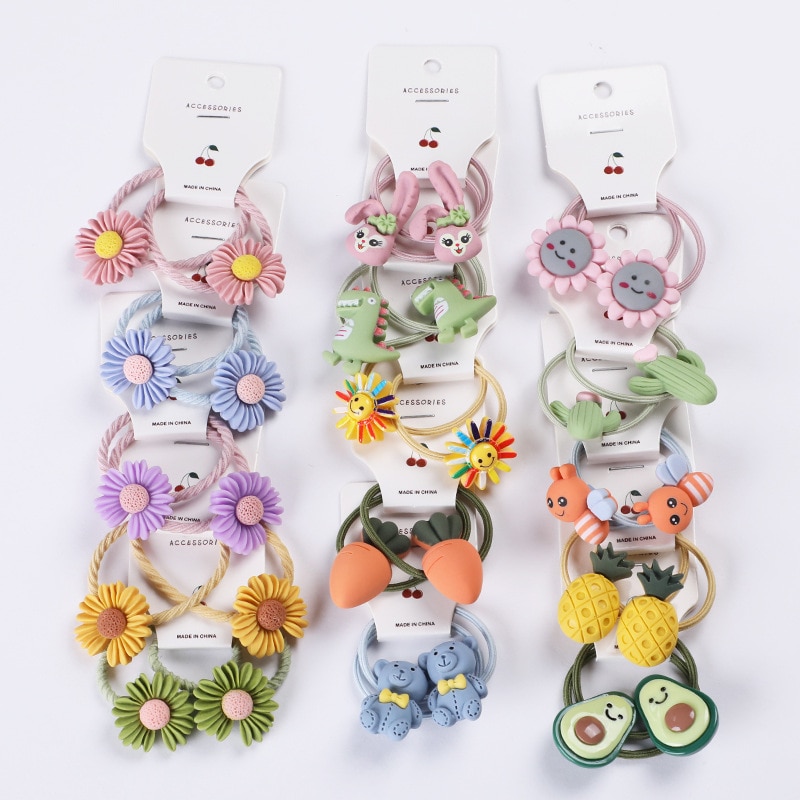 Korean Children's Hair Ring Girl's Head Rope Does Not Hurt The Hair Baby Headband The Little Princess Likes Hair Rope 