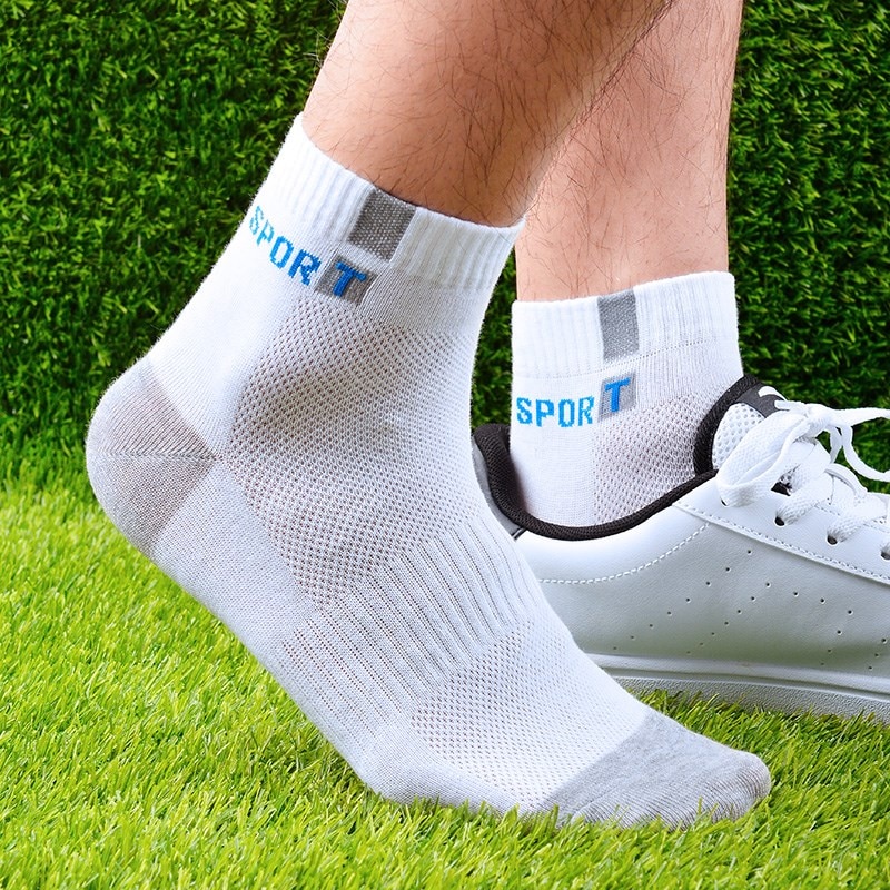 5 Pairs/PPack Men Cotton Socks Black White Business Men Socks Breathable Winter Male Socks Ankle Socks Men Plus Size EU38-45