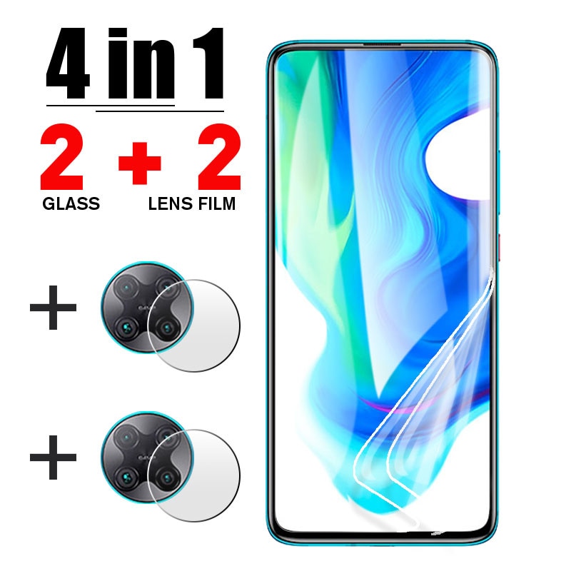 4in1Hydrogel Film for Xiaomi Mi 11 Pro Note 10 Lite 9 Sceen Protector No Glass for Xiaomi Mi 11 Ultra 10 11i 10i 9t 10t Pro