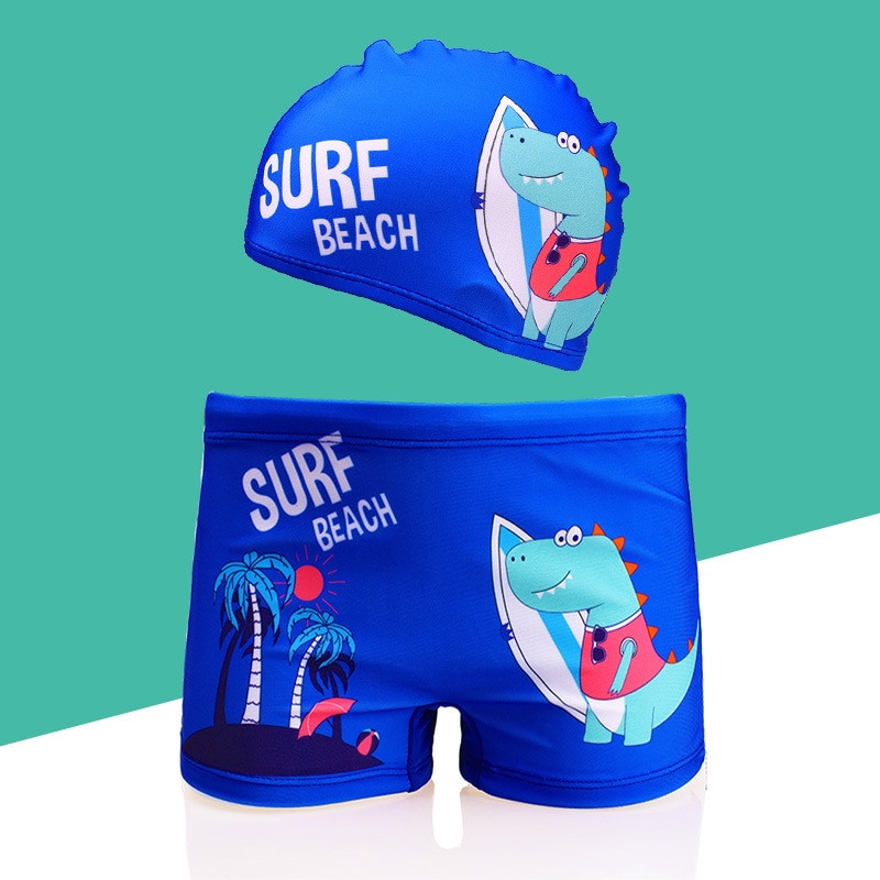 Cute Dinosaur Swimming Trunks For Children Boys Swim Trunk Swimwear Kids Bathing Pant Beach Shorts Boys Swimsuit Toddler Clothes