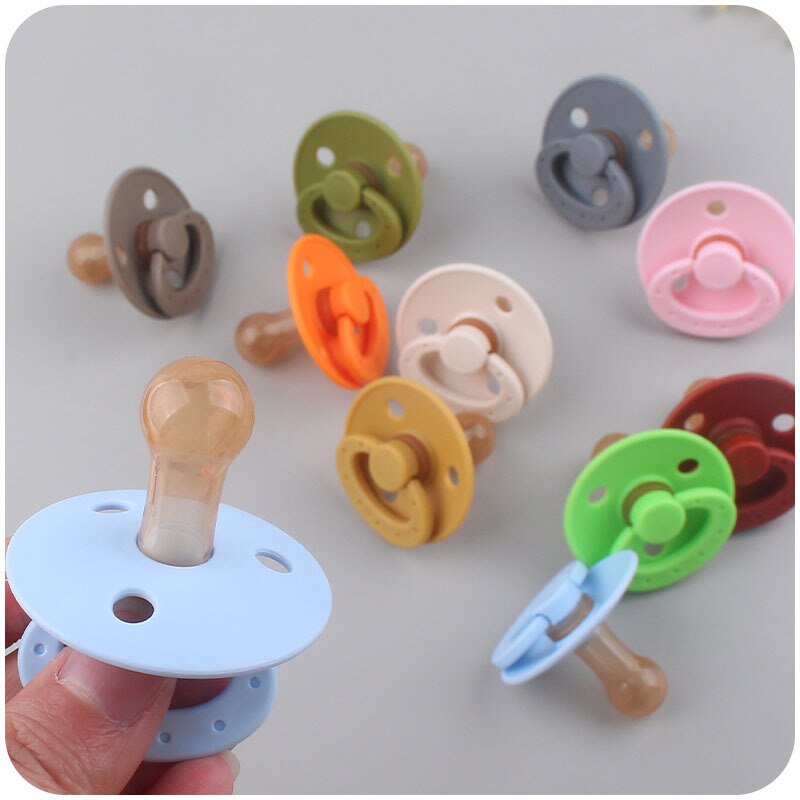 NEW Baby Newborn Soft Food Silicone Nipple Infant Safe Circle Type Nipples Toddler Pacifier Kids Teether Toy For Boys And Girls
