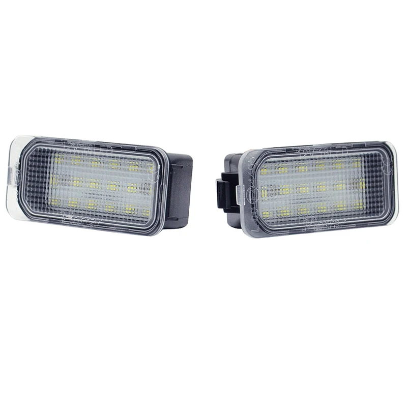 12V LED License Number Plate Light Assembly For Jaguar XJ (X351) 2009-2016 Jaguar XF (X250)