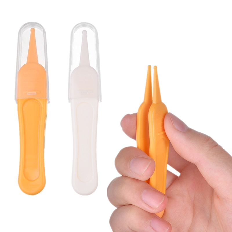 2pcs/set Baby Baby Noise Booger Ear Wax Clean Tweezers Child Infant Health Care Booger Cleaner Clip Tweezer