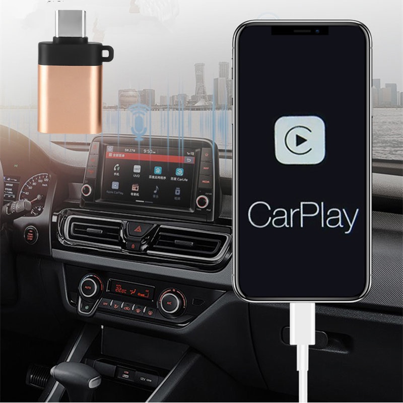 Carplay Type C Car Charger Adapter for Chevrolet Spark Sonic Colorado Silverado Equinox Sail Cobalt Traverse Cruze Aveo Captiva