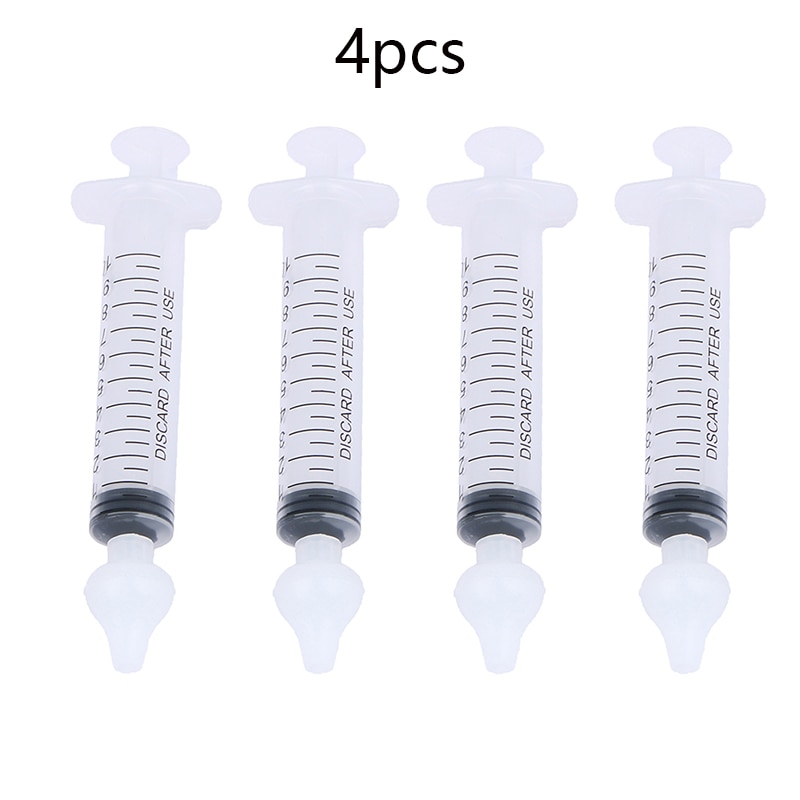 4Pcs 10ML Baby Nose Cleaner Professional Syringe Nasal Irrigator with Syringesfor Newborns Infant Safe Nasal Cleaner