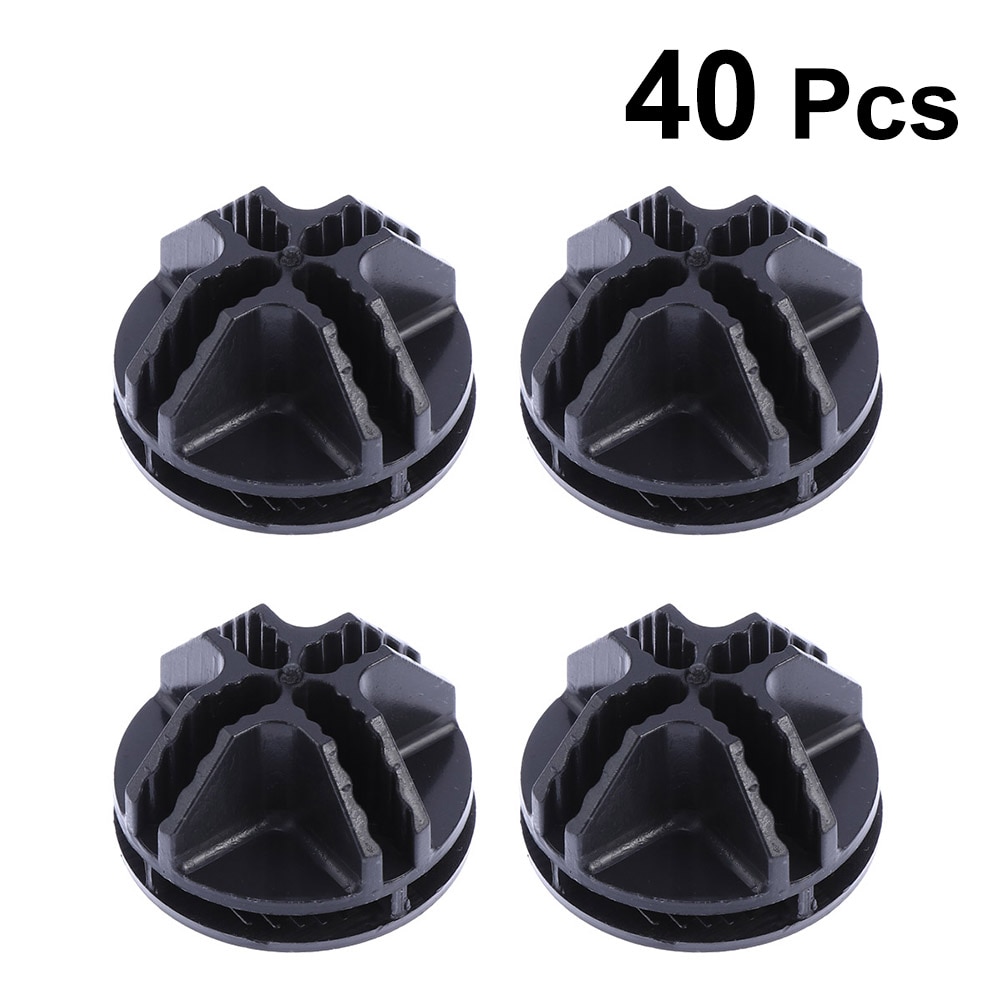 40Pcs Closet Clasp Buckle Clip Wire Cube Plastic Connectors For Cube Storage Shelving And Cabinet Modular Organizer Closet Clasp