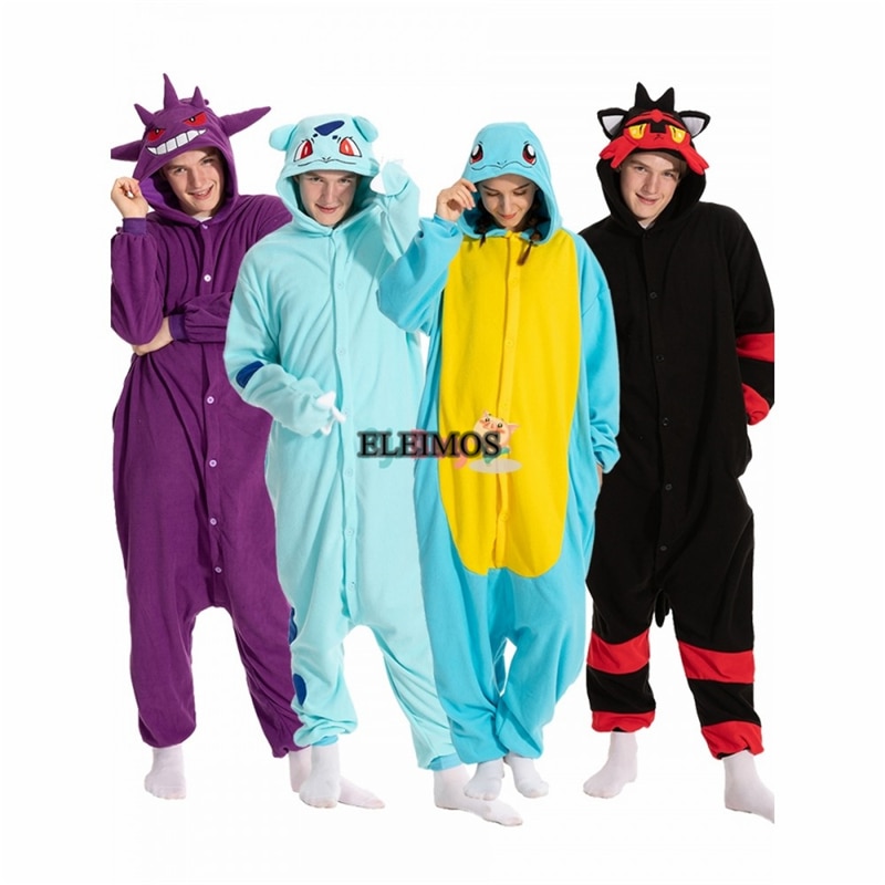 Halloween Onesie For Women Men Adult Kids Animal Kigurumis Pyjamas Cartoon Pajama Homewear Cosplay Costume XXL