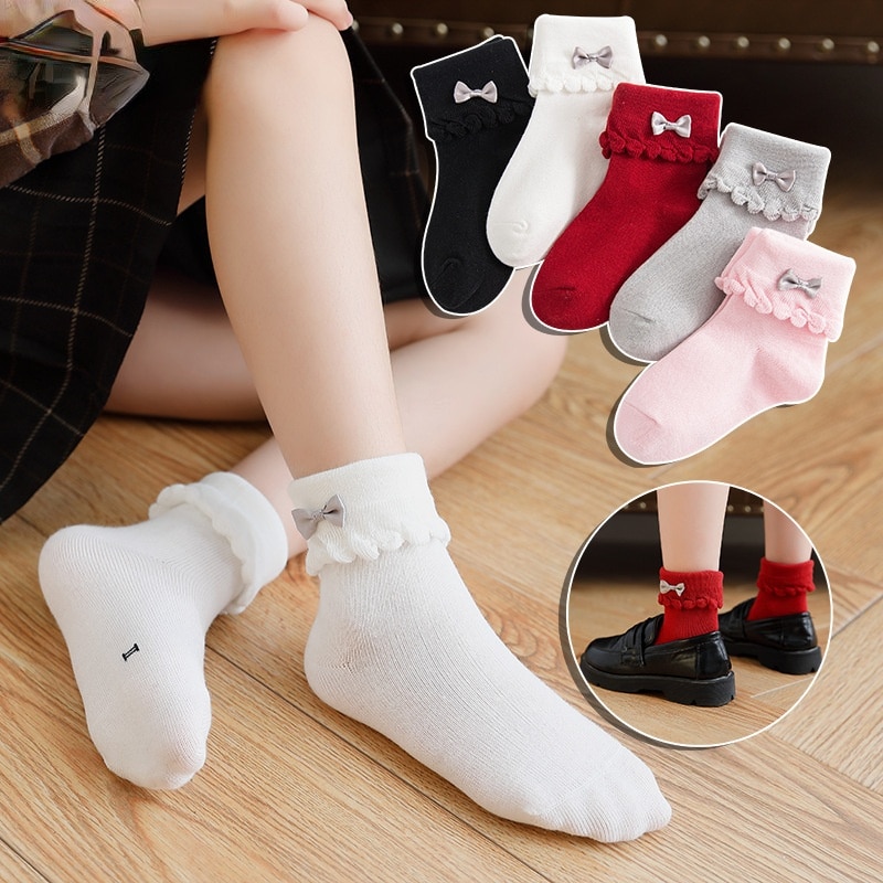 Autumn and Winter New Children's Socks Cotton Baby Socks Winter Thicken Warm Baby Girl Socks Floor Non-slip Sock for Kids