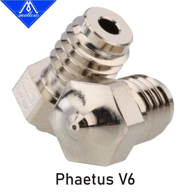 Phaetus Plated Copper E3D V6 Nozzle 3D Printer Parts For 1.75MM Filament Hotend Extruder BMO BMS