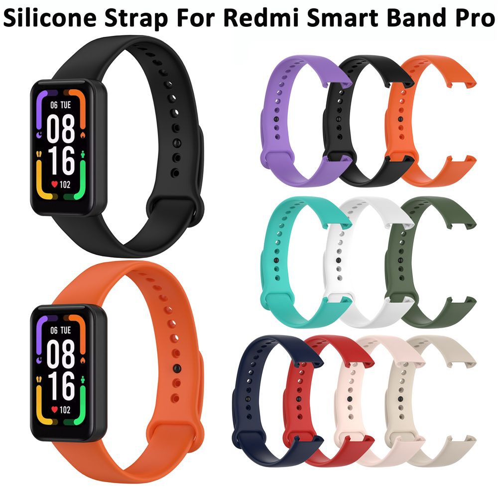 For Redmi Smart Band Pro Bracelet Replacement Watchband For Xiaomi Redmi Band Pro Soft Silicone Sport Band Wrist Strap Correas