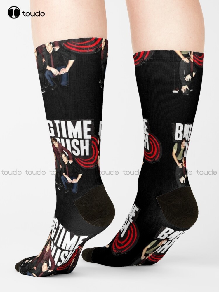 Big Time Rushe Big Time Rush Socks Boys Socks Personalized Custom 360° Digital Print Gift Harajuku Unisex Adult Teen Youth Socks