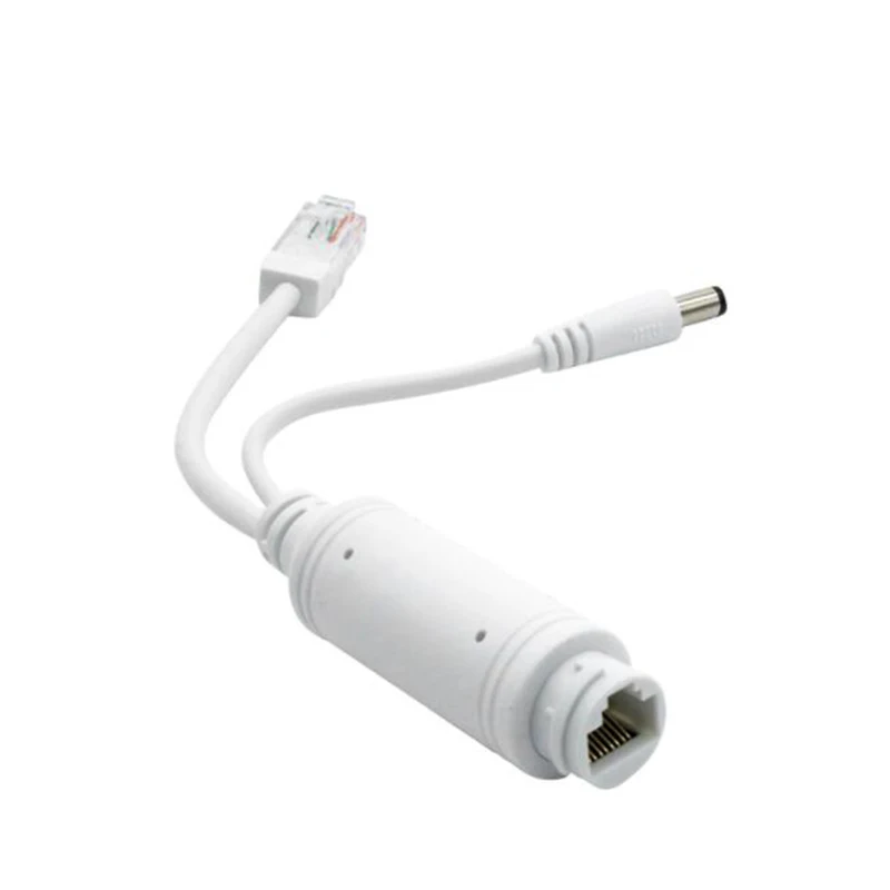 48V to 12V POE Spliter Waterprrof  With Video And Power Adapter Cable Supply Module Injector for IP