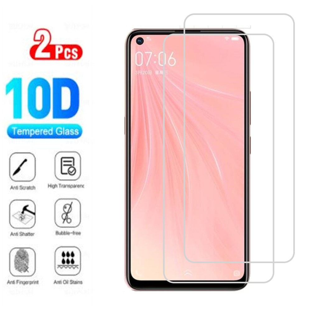 Tempered Glass For Vivo Y51s Y52s Y70 Y70s Y73s S5 U1 U10 U20 U3 U3x V15 Screen Protector For Vivo Z5x 712 Z6 S1 Pro Glass